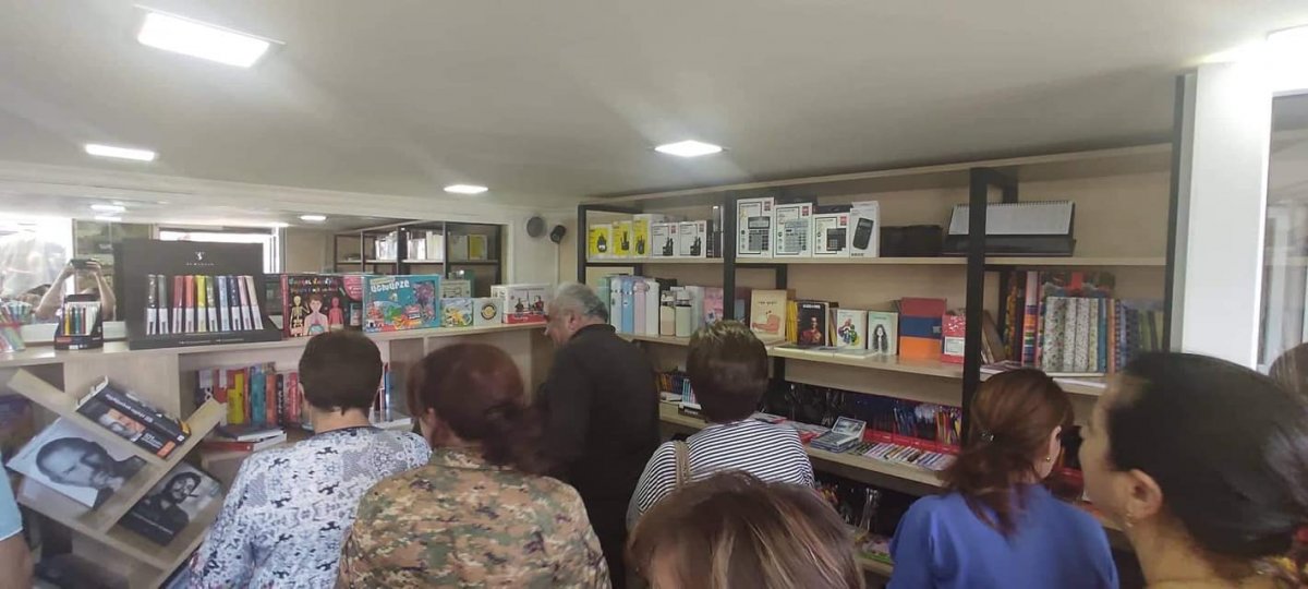 Tərtər rayonunun Ağdərə şəhərində  “Artsax” adlı kitab mağazası açıldı...