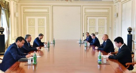 İlham Əliyev Qazaxıstan baş nazirinin müavinini qəbul etdi