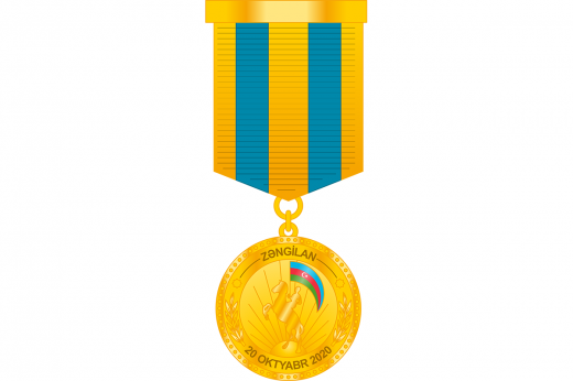 Bir sıra hərbi qulluqçu “Zəngilanın azad olunmasına görə” medalıyla təltif edildi