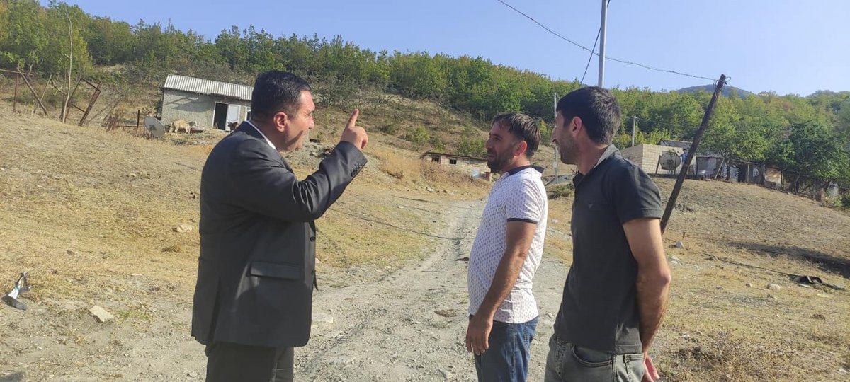 Deputat Müşfiq Məmmədli Xızının kəndlərində sakinlərlə görüşüb - ŞƏKİLLƏR
