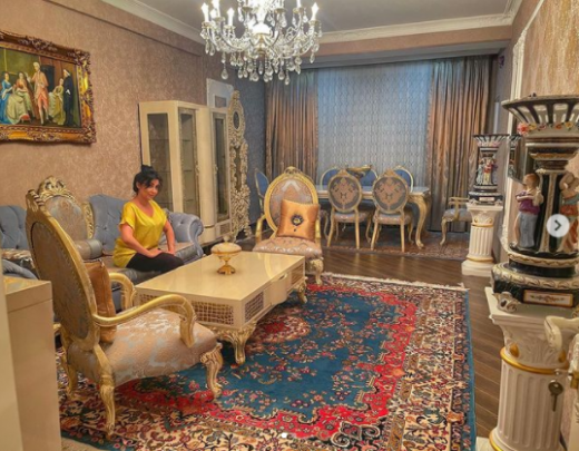 Afət Fərmanqızı dəbdəbəli evini NÜMAYİŞ ETDİRDİ - ŞƏKİL Afət Fərmanqızı dəbdəbəli evini NÜMAYİŞ ETDİRDİ - ŞƏKİL