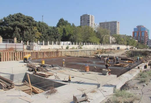 Bakıda yeni metro stansiyasının inşasına başlanıldı