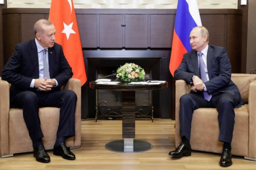 Ərdoğanla Putin arasında görüş başladı 