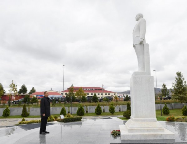 Prezident Ağstafaya getdi