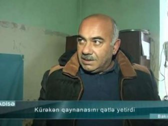 Həyat yoldaşına görə qayınanasını öldürdü 