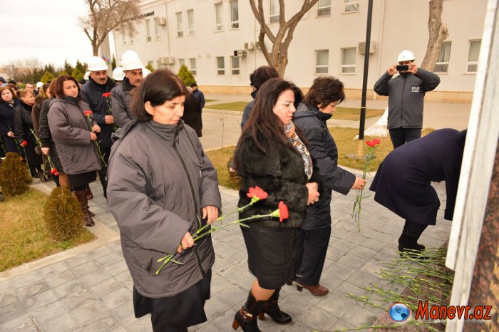 «Azərikimya» İB-nin idarə və müəssisələrində  20 Yanvar faciəsi ilə bağlı anım tədbirləri keçirilib